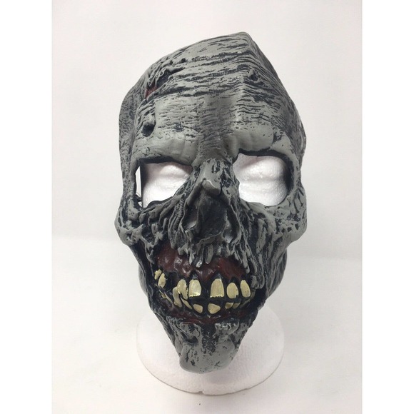 California Costume Collections Inc. Zombie Skeleton Bloody Horror Face Mask - Picture 11 of 12